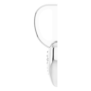 18K Palladium White Gold Accented Heart Charm/Pendant Mounting – image 6