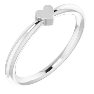 Family Engravable Heart Ring