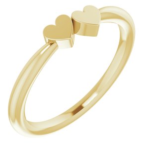 Family Engravable Heart Ring