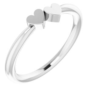 Family Engravable Heart Ring
