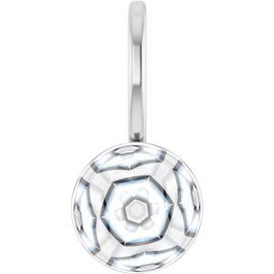 Continuum Sterling Silver Charm/Pendant Mounting for 6-6.5 mm Pearl