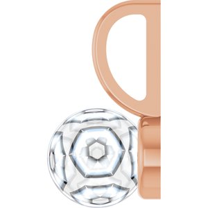 10K Rose Gold Charm/Pendant Mounting for 6-6.5 mm Pearl – image 5