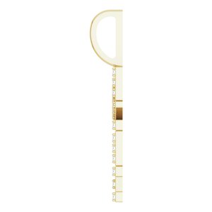 18K Yellow Gold "Faith" Charm/Pendant Mounting – image 5