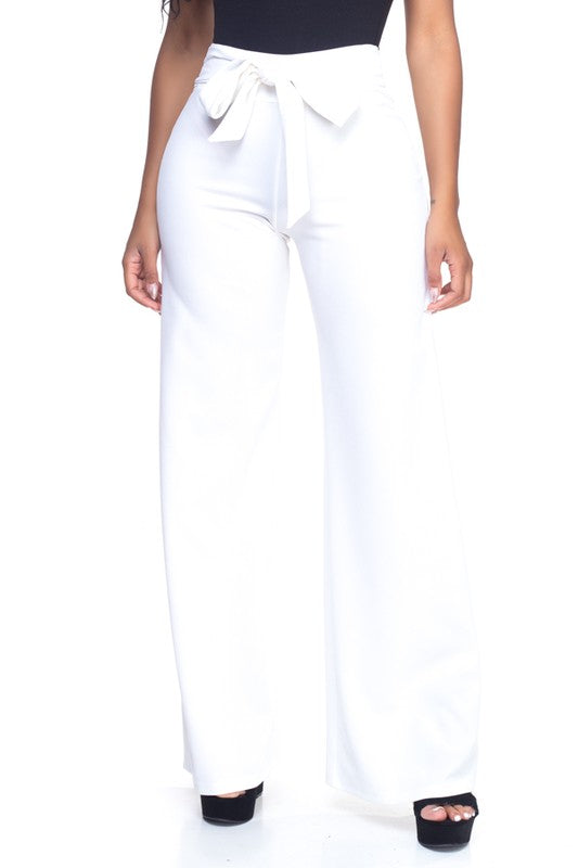 Tie front pants