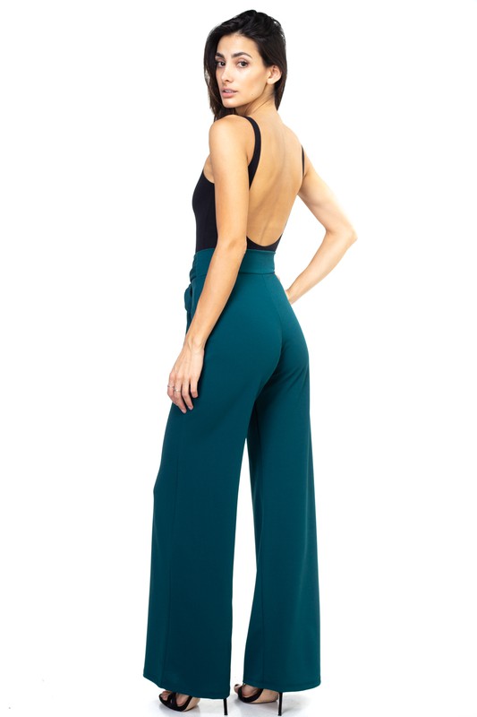 Tie front pants