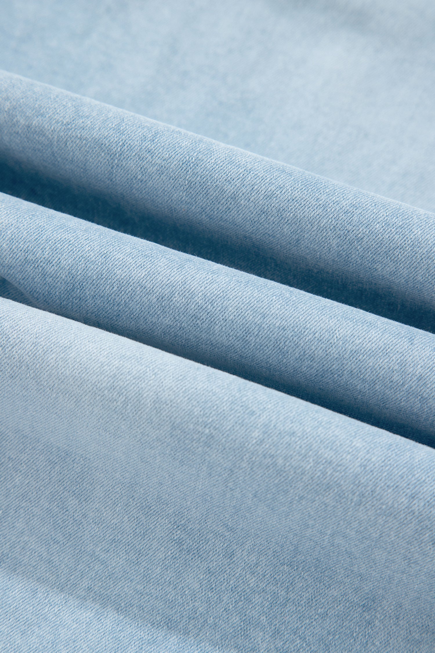 Plus Size Seam Patch Pocket Raw Cut Jeans