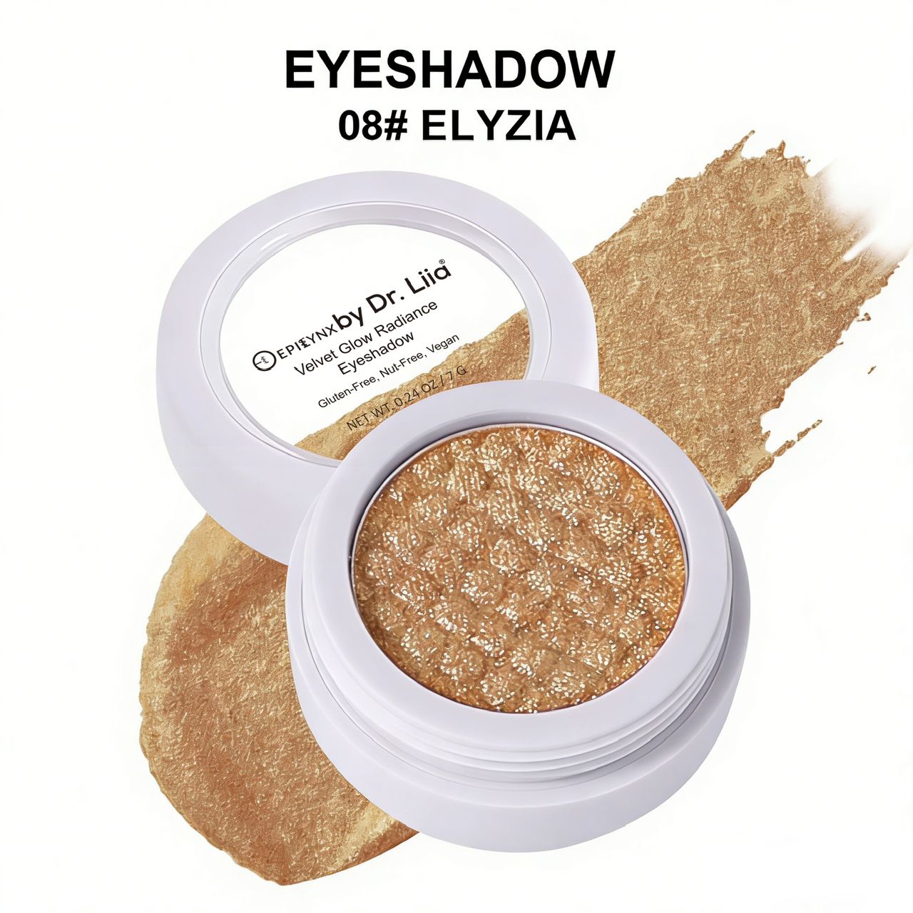 Velvet Glow Radiance Eyeshadow - Vegan, Gluten-Free, Nut-Free, Egg-Free