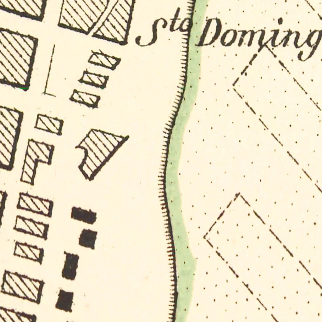 Vintage Map of Buenos Aires, Argentina 1884