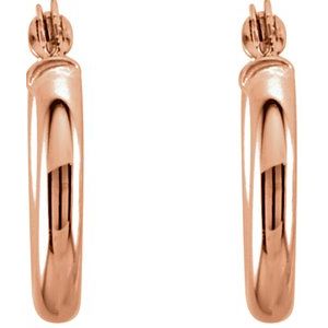 Tube Hoop Earrings