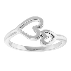 Double Heart Ring