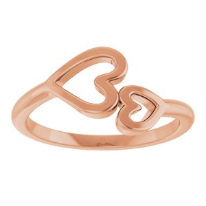 Double Heart Ring