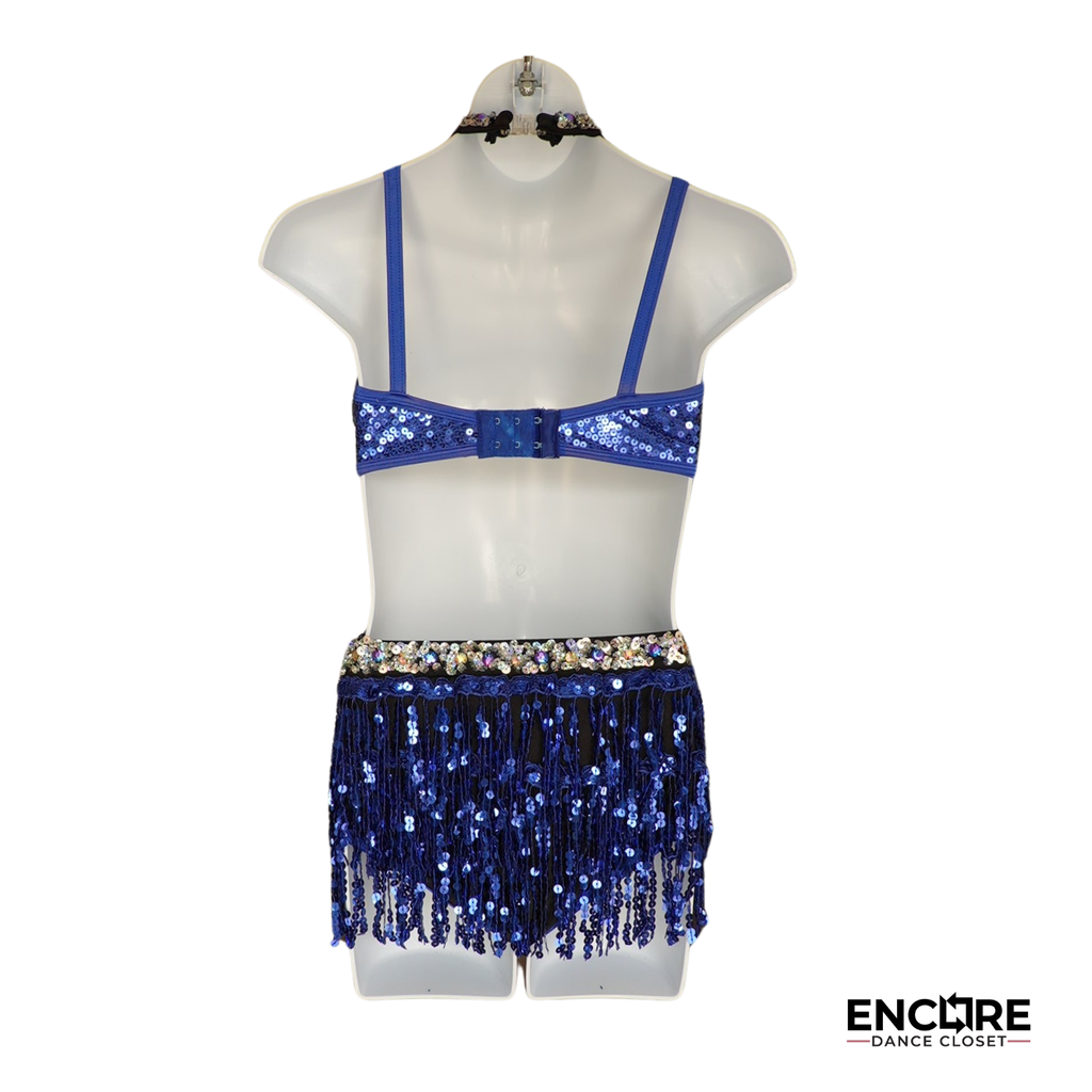 Dazzling Blue Jazz Costume