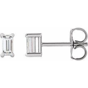 14K White Gold 1/5 CTW Natural Diamond Stud Earrings