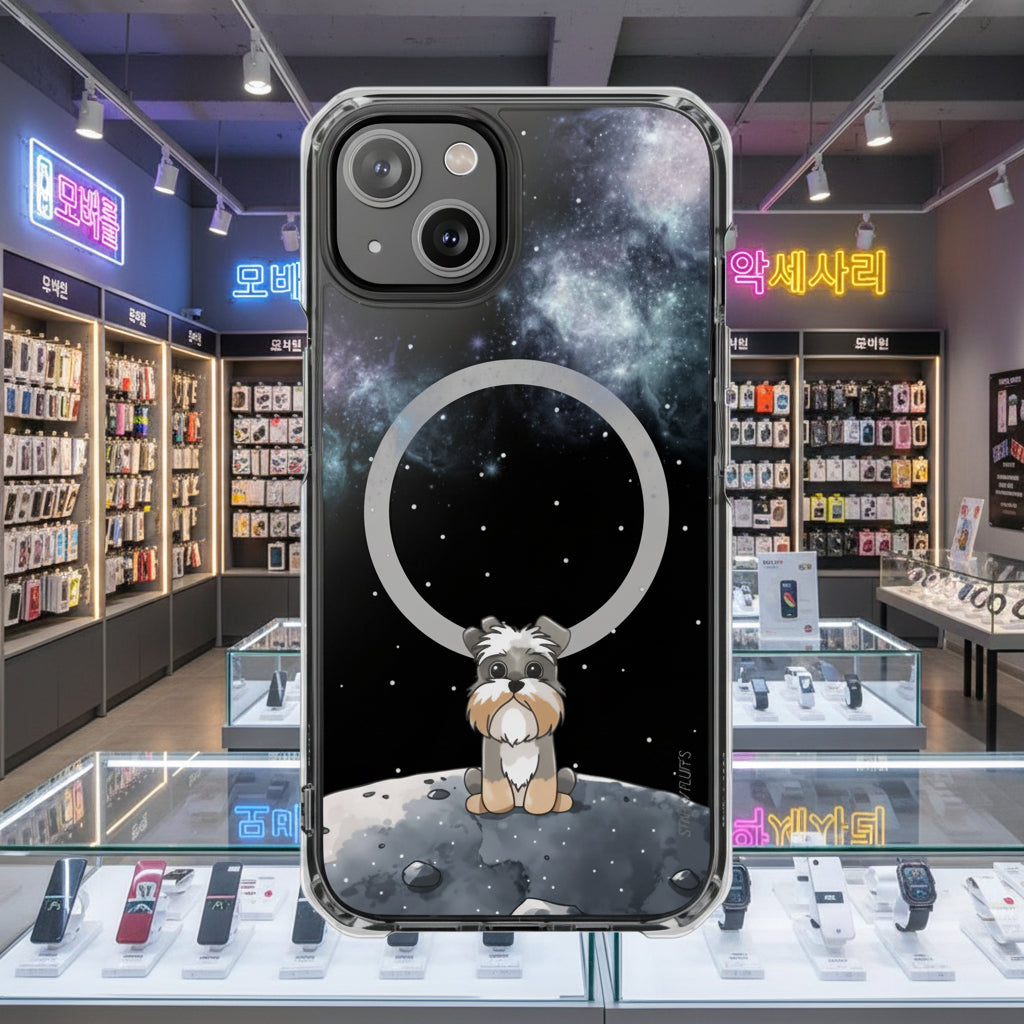 Starry Fluff's - Schnazzy in Space Magnetic Clear Case for iPhone Series