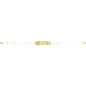 18K Yellow Gold-Plated Sterling Silver Engravable Medical Identification 6 1/2-7 1/2" Bracelet – image 2