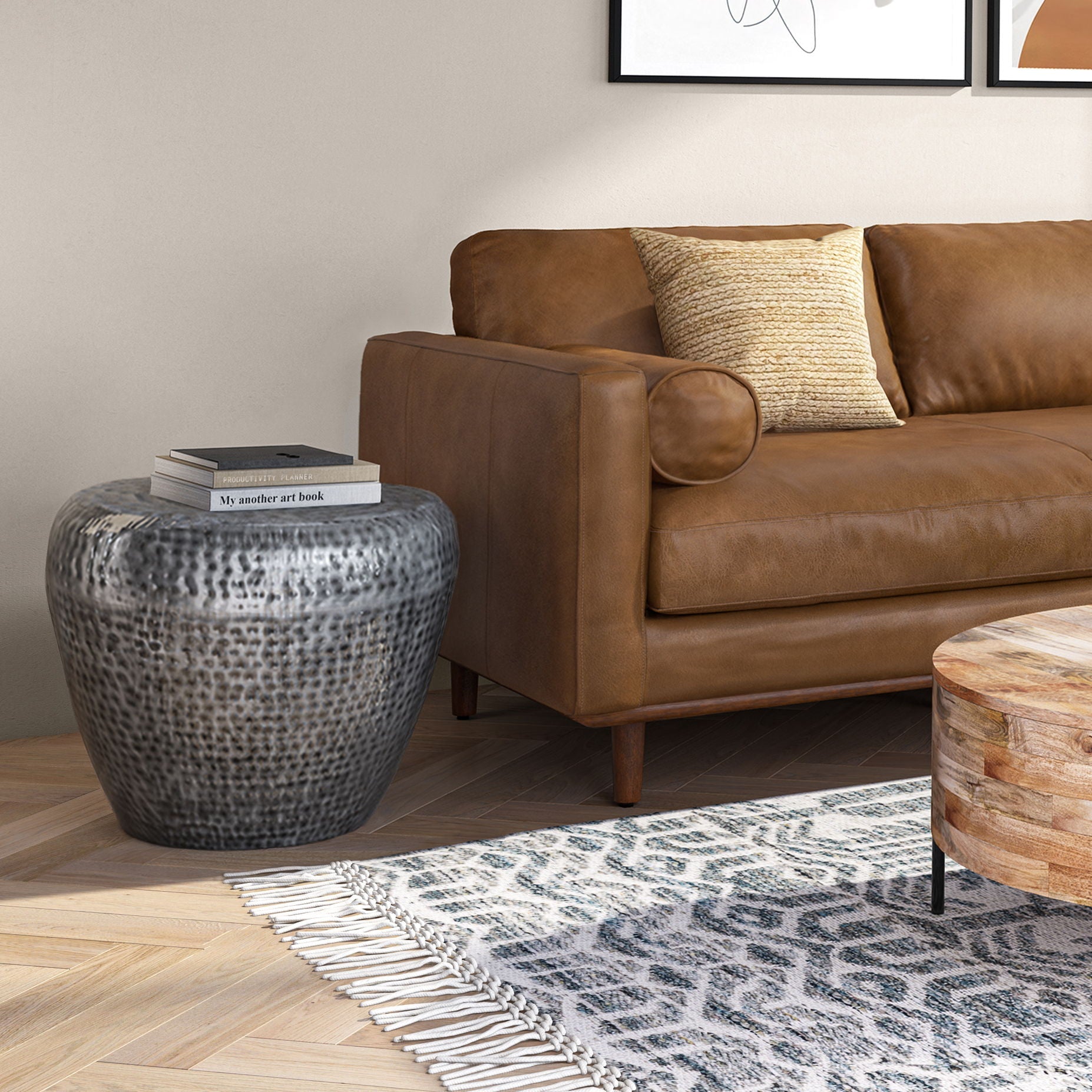Preston - Handcrafted Metal Side Table