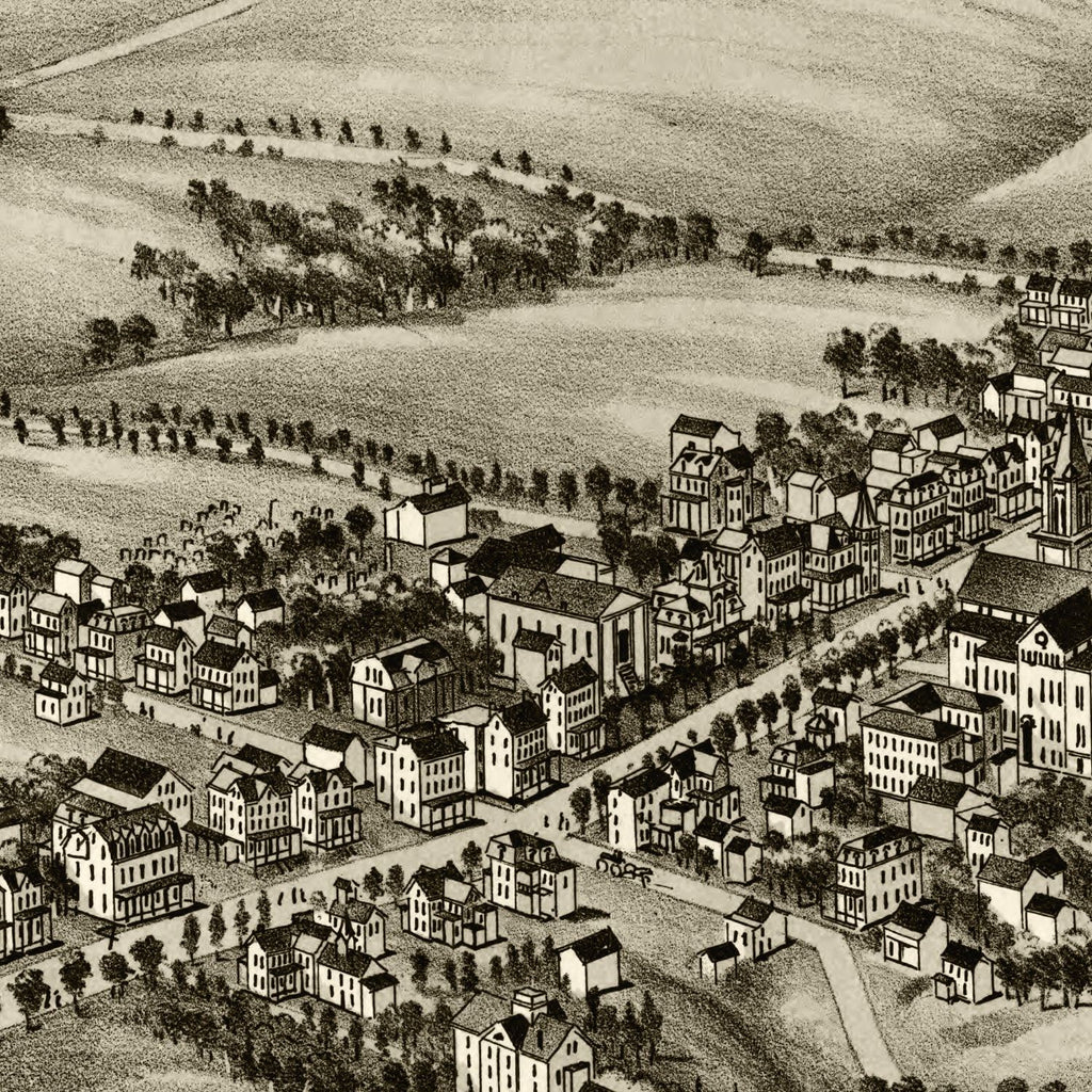 Vintage Map of Collegeville, Pennsylvania 1894