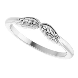 Stackable Angel Wings Ring