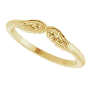 Stackable Angel Wings Ring