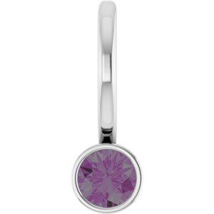 Sterling Silver Natural Alexandrite Charm/Pendant