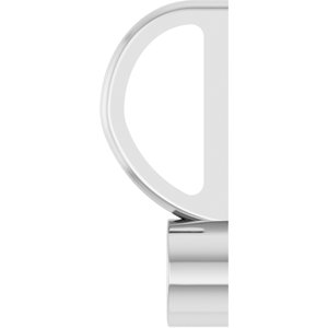 Sterling Silver 3 mm Round Solitaire Charm/Pendant Mounting – image 6