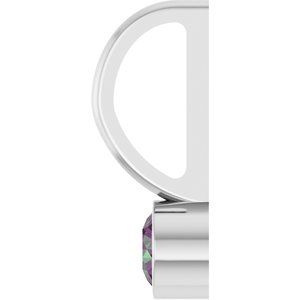 Sterling Silver Natural Alexandrite Charm/Pendant – image 3