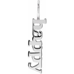 Platinum Happy Charm/Pendant