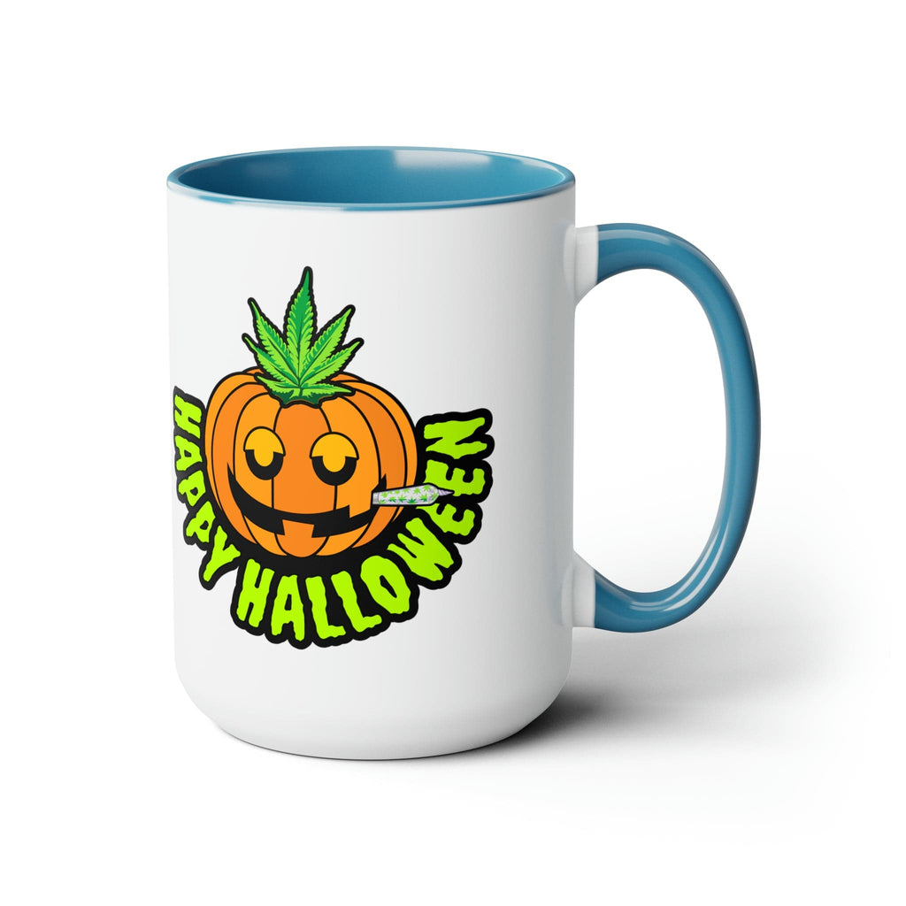 Happy Halloween Pumpkin Stoner 15oz Coffee Mug