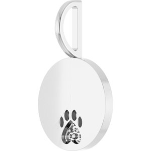 Sterling Silver Engraved Cat Mom Paw Print Charm/Pendant Mounting – image 4