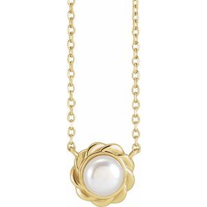 Pearl Halo-Style Necklace or Center