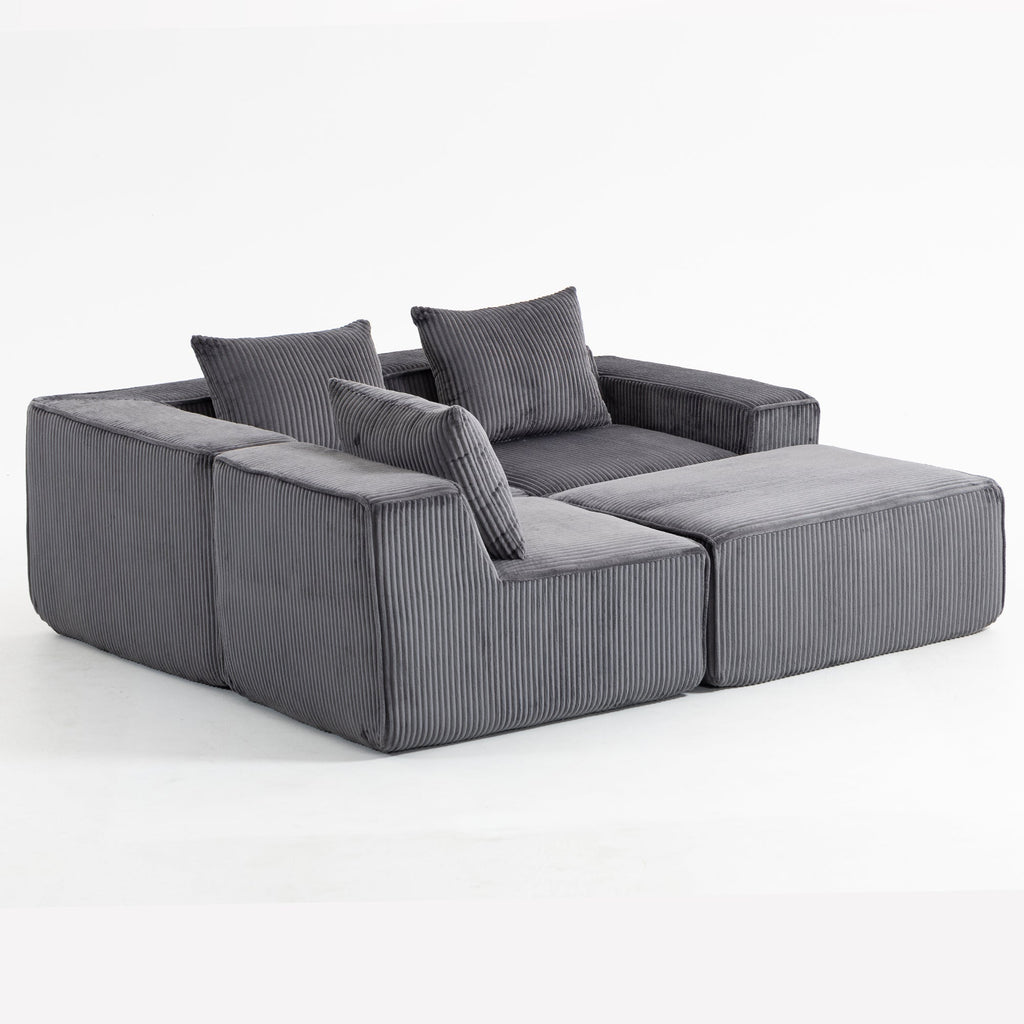 Multi person modular compression sofa that can be freely combined-33005-4