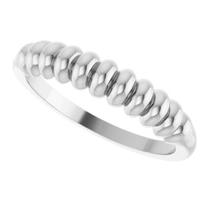 Puffed Stackable Ring
