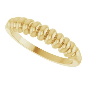 Puffed Stackable Ring