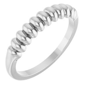 Puffed Stackable Ring