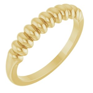 Puffed Stackable Ring