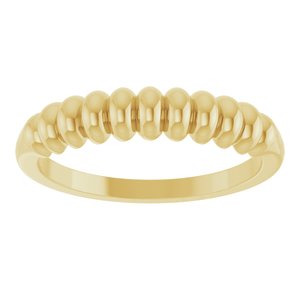 Puffed Stackable Ring
