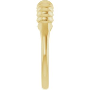 Puffed Stackable Ring