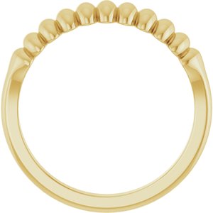 Puffed Stackable Ring