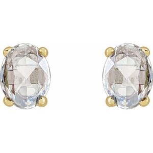 14K Yellow Gold 1/5 CTW Rose-Cut Natural Diamond Earrings – image 2