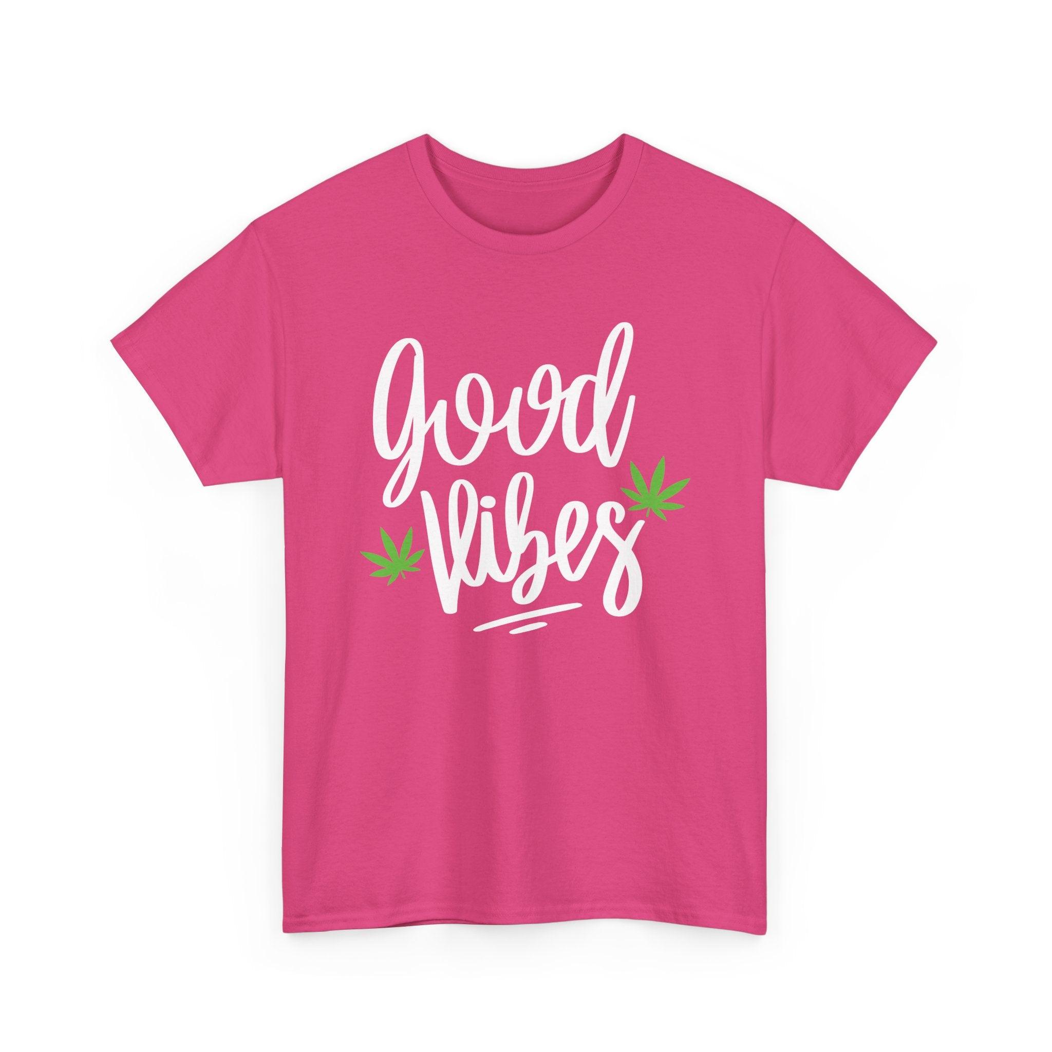 Good Vibes Marijuana Leaf T-Shirt