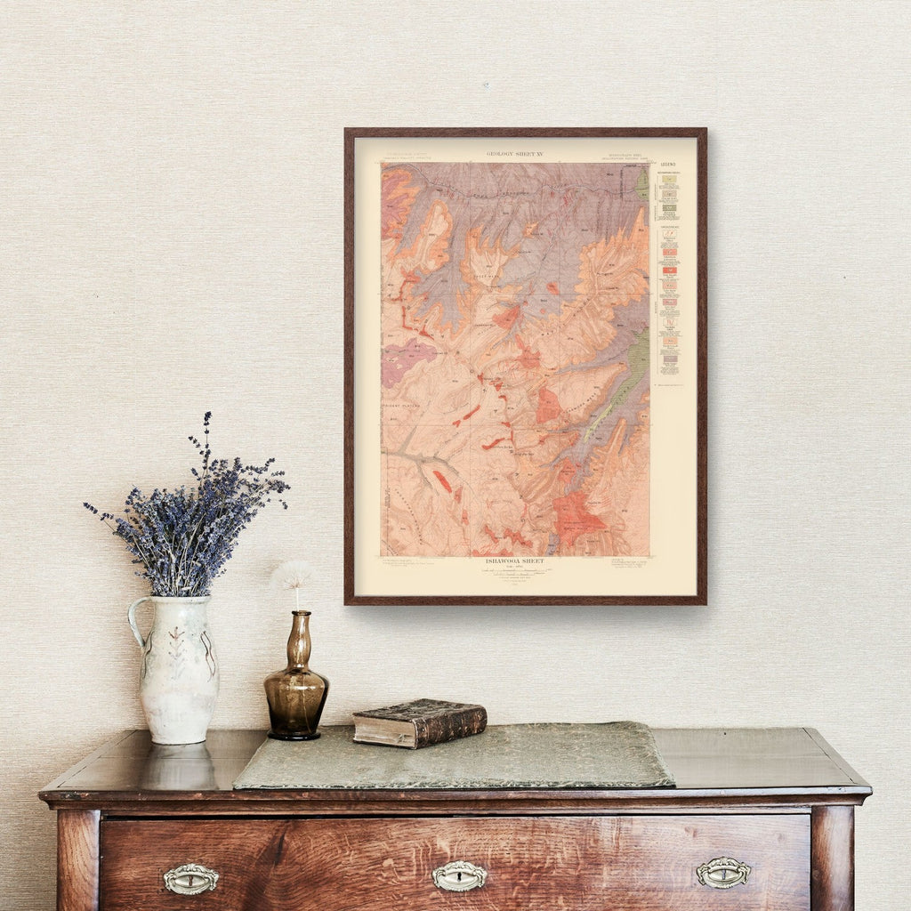 Vintage Map of Ishawooa Sheet 1904