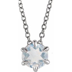 Solitaire Necklace or Slide Pendant