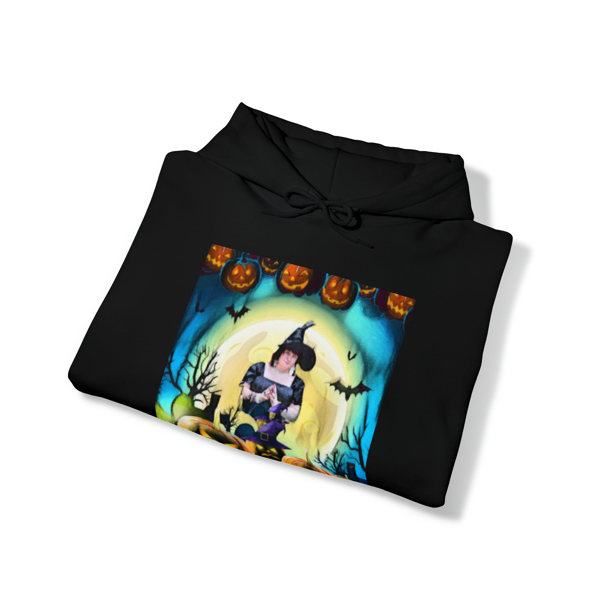 Scary Witch Unisex Heavy Blend™ Hooded Sweatshirt up to 5XL