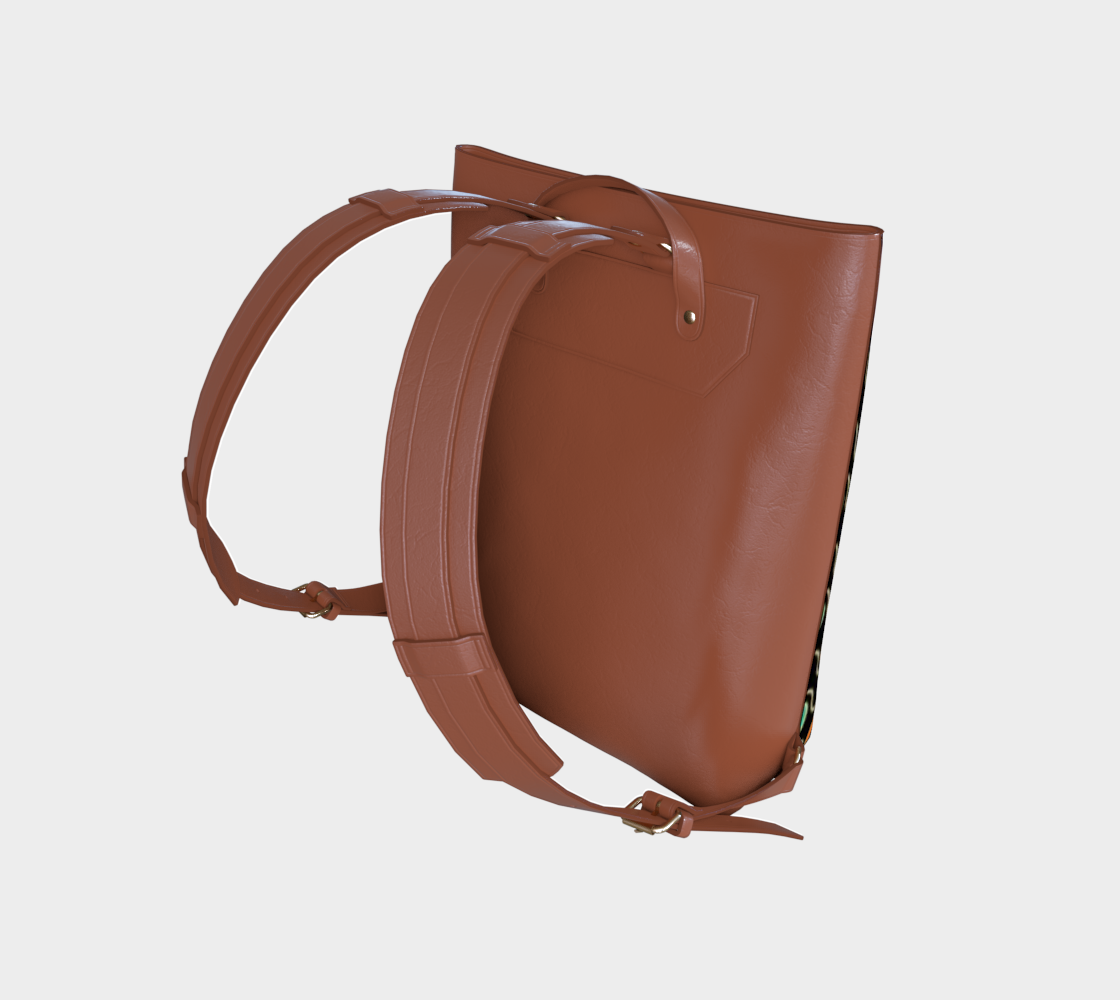 Groovy Butterfly Vegan Leather Backpack