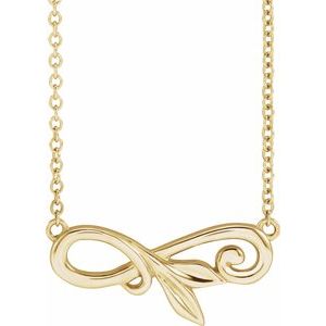 Infinity-Inspired Necklace or Center