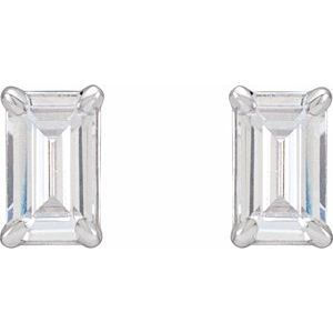 14K White Gold 1 1/2 CTW  Lab-Grown Diamond Earrings – image 2