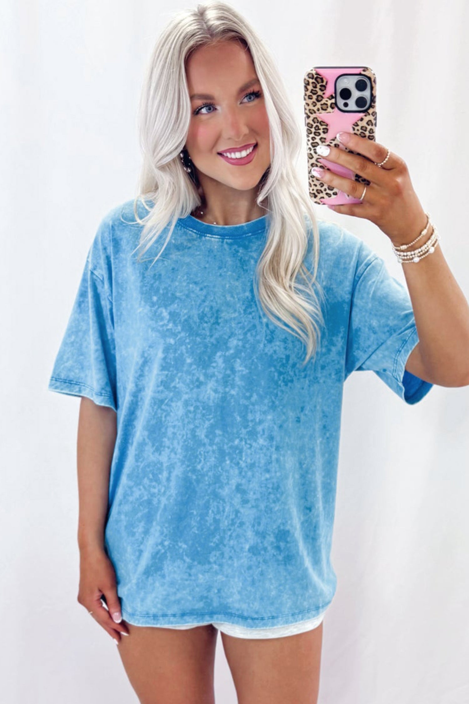 Mineral Wash Oversize Short Sleeve T-Shirt
