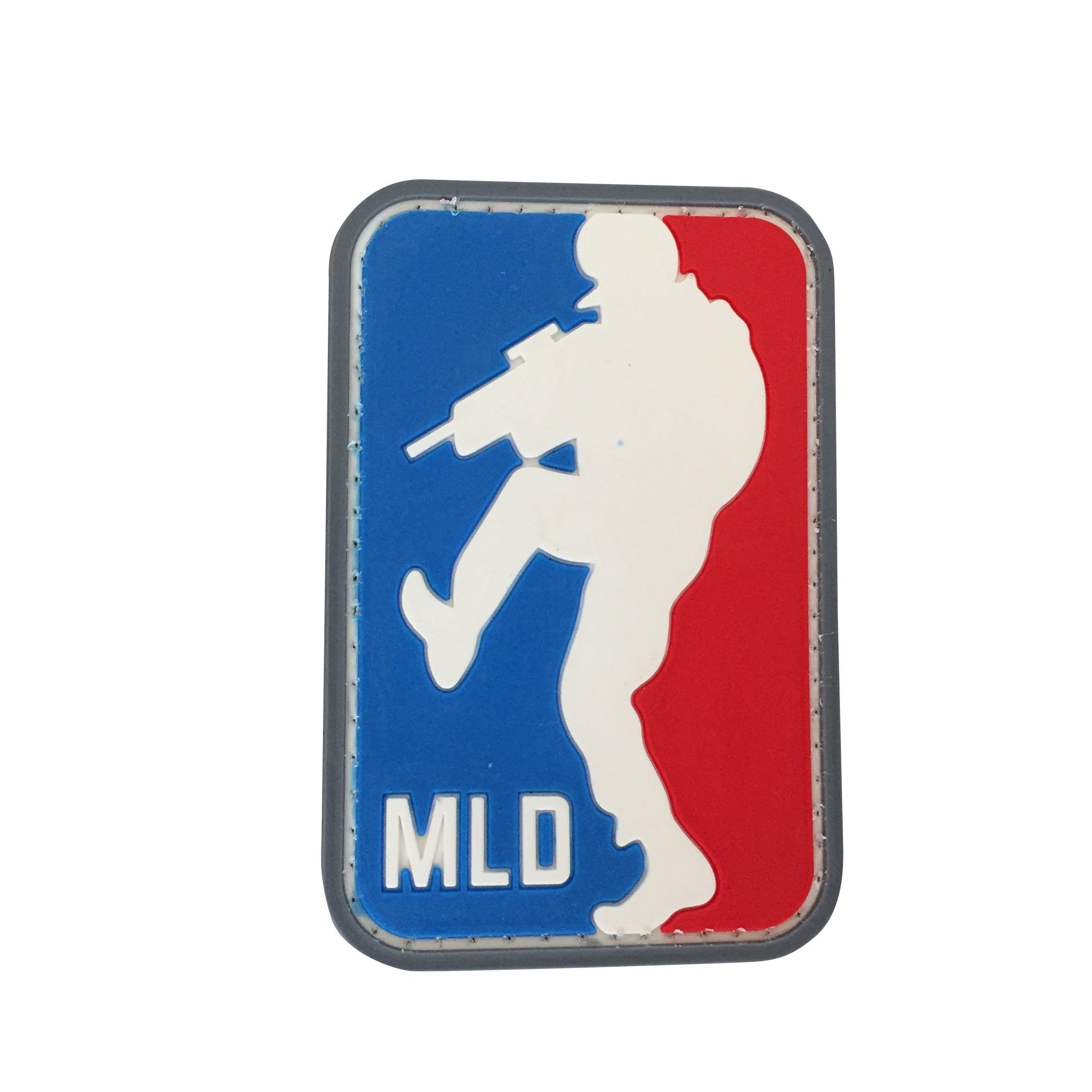 MLD-Major League Door Kicker PVC Patch White