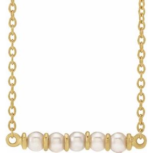 Pearl Bar Necklace