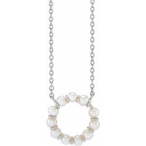 Pearl Circle Necklace